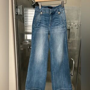 White House Black Market High Rise Wide Leg